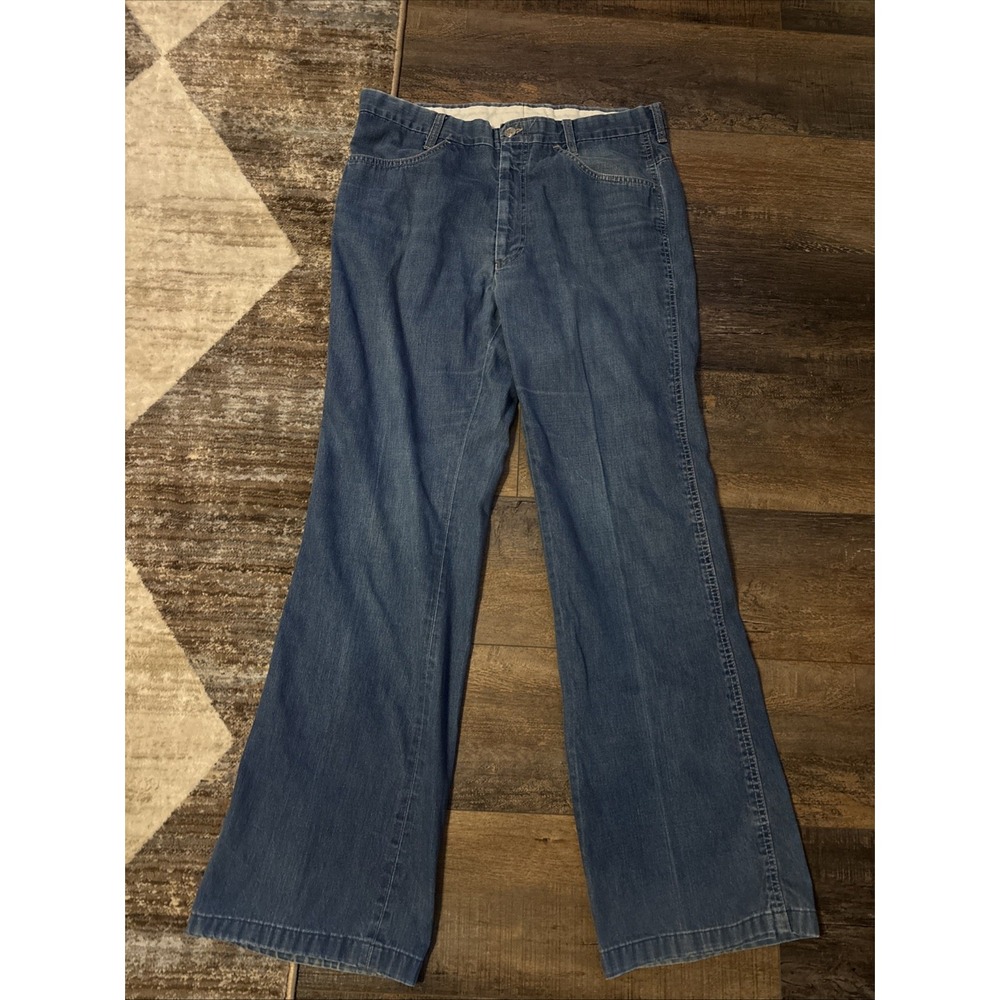 Levi's Panatela Denim Jeans Vintage Wide Boot 70's Disco 34x30.5